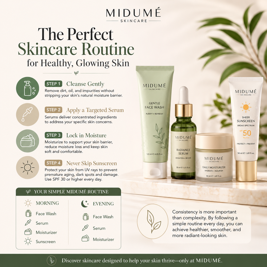 The Perfect Skincare Routine for Healthy, Glowing Skin