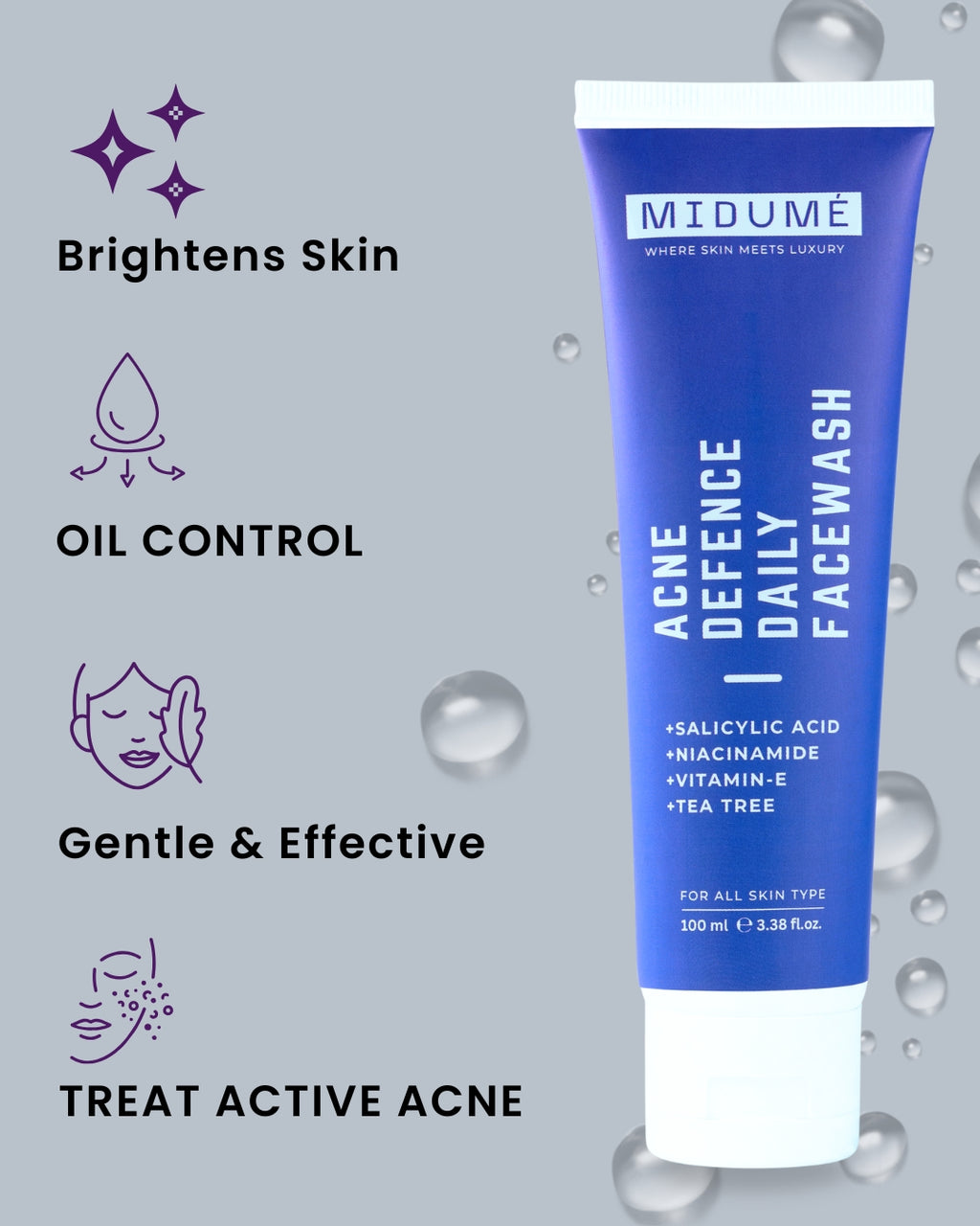 MIDUMÉ Acne Defence Daily Face Wash — image 7