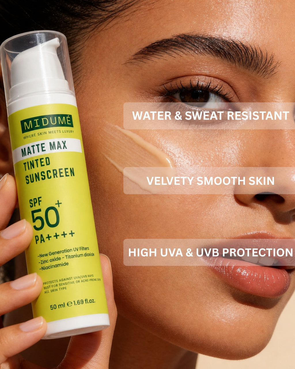 Matte Max Tinted Sunscreen - SPF 50+ Pa++++ - 50 Ml