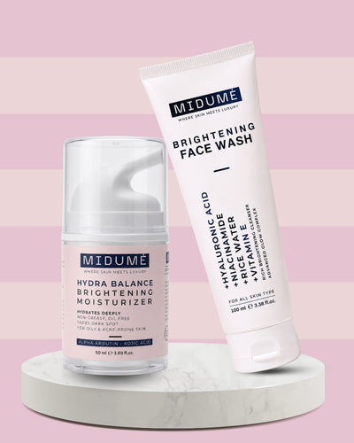 MIDUMÉ Hydration Duo - Hydra Balance Oil-Free Moisturizer with Brightening Face Wash