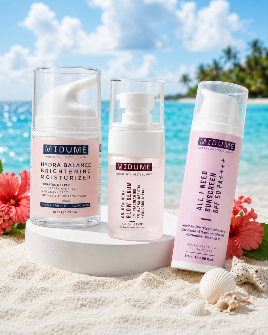 MIDUMÉ No More Oily-Skin Bundle-For Oily to Combination Skin - Trio Set